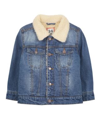 Boys Jessie Denim Sherpa Jacket 
