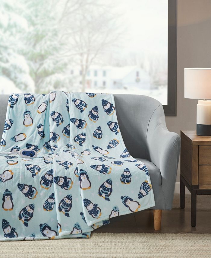 Beautyrest Novelty Electric Plush Throw, 60" x 70" Macy's