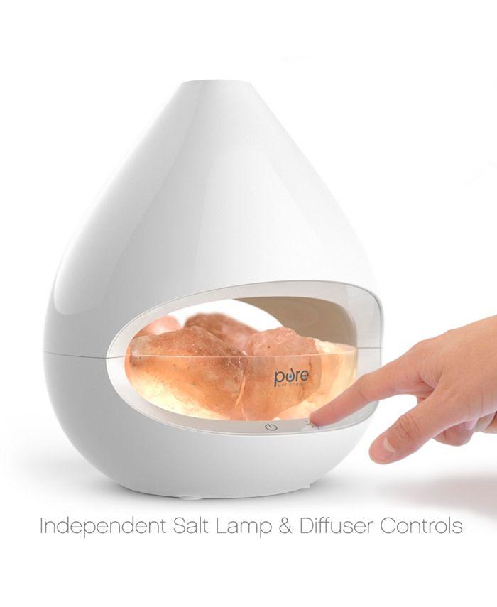 Pure Enrichment PureGlow Crystal Salt Lamp & Diffuser Macy's