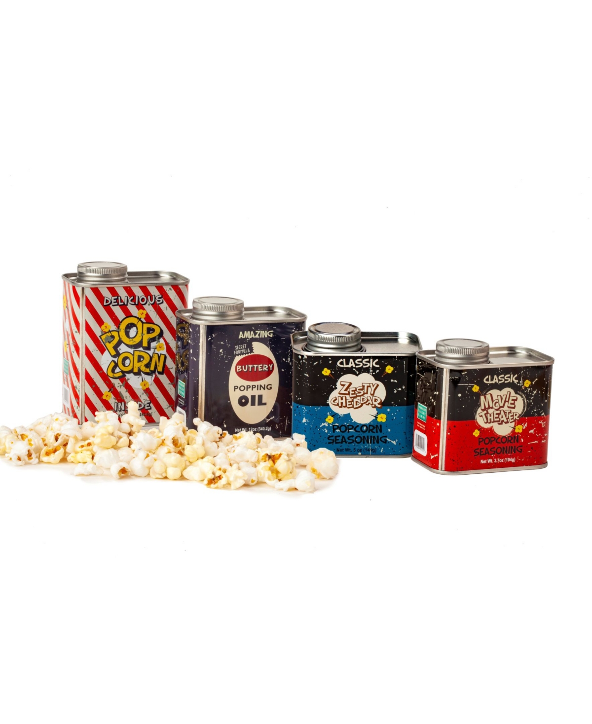 Wabash Valley Farms Metal Popcorn Tin Collection In Multi