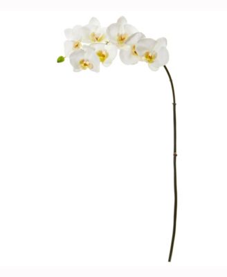 Nearly Natural - 32in. Phalaenopsis Orchid Artificial Flower Set of 6