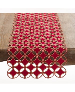Saro Lifestyle Buche De Noel Collection Holiday Design Table Runner 16