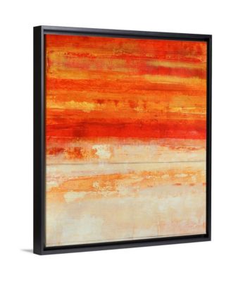 'Crimson Skies' Framed Canvas Wall Art, 20" x 24"