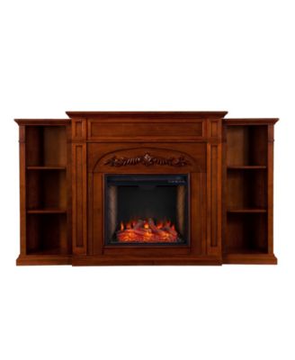 Electric Fireplace With Bookshelves