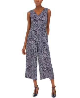 calvin klein gingham jumpsuit