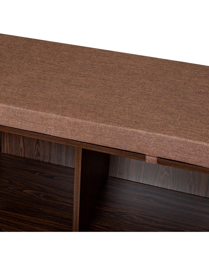 Honey Can Do Entryway Bench with Storage Shelves Macy's