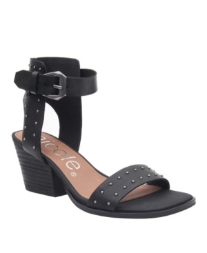 image of Nicole Amabel Double Strap Low-Heeled Sandal Women-s Shoes