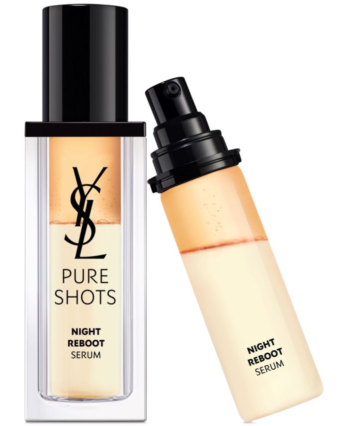 Yves Saint Laurent Pure Shots Night Reboot Resurfacing Serum Refill, 1 oz.  & Reviews - Skin Care - Beauty - Macy's