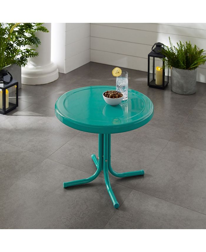 Crosley Retro Metal Side Table Macy's