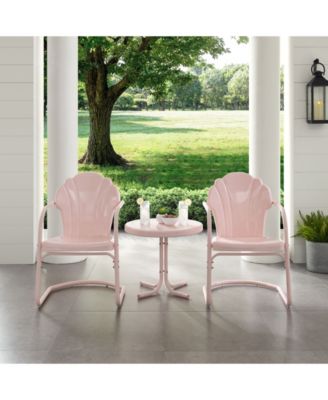 Tulip 3 Piece Metal Conversation Seating Set