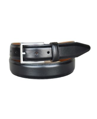 mens black leather dress belt