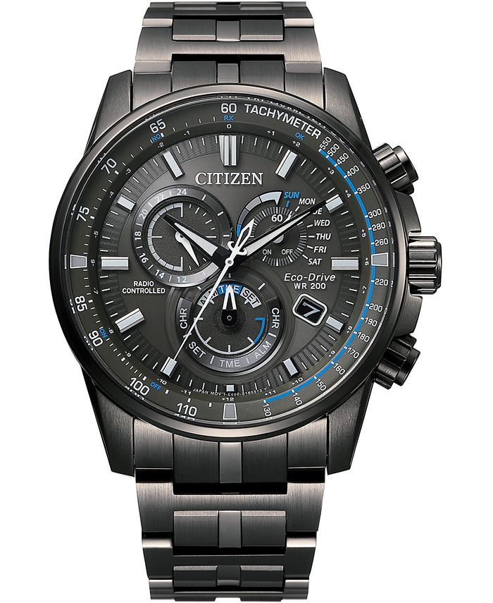 Citizen - Men's PCAT Gray Stainless Steel Bracelet Watch 43mm