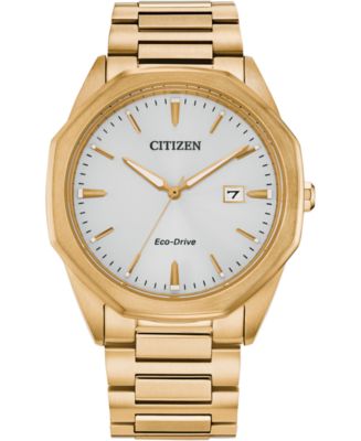 Citizen Eco-Drive Men's Corso Gold-Tone Stainless Steel Bracelet