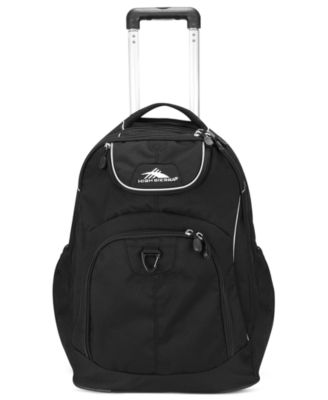 high sierra powerglide rolling laptop backpack