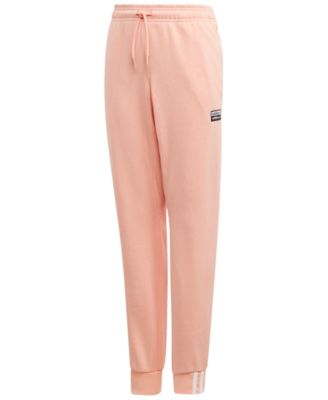 peach adidas sweatpants