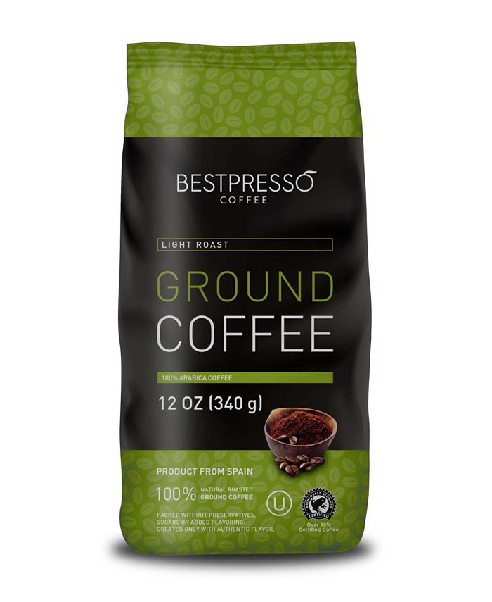 Bestpresso Light Roast Flavor Ground Coffee, 3 pack of 12oz Bag Macy's