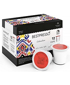 Coffee Colombian Flavor Single Serve K-Cup, 96 Pods per Pack