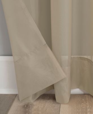 No. 918 Sheer Voile Rod Pocket Curtain Panel