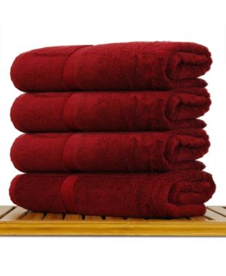 Luxury Hotel Spa Towel Turkish Cotton Bath Towels, Set of 4