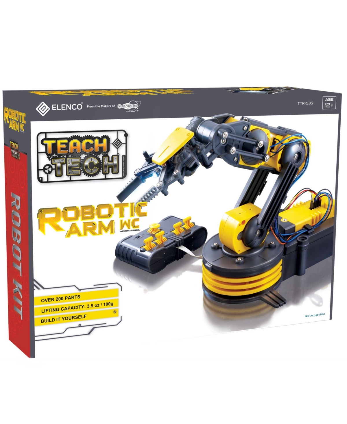 Redbox Teach Tech Robotic Arm Wire Controlled Robotic Arm Kit Stem Educational Toys In Multi