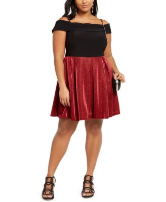 plus size red outfits