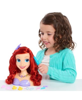 Redbox Disney Princess Ariel Pretend Play Toy Doll Styling Head