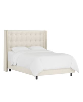 Skyline - Tufted Wingback Bed - King