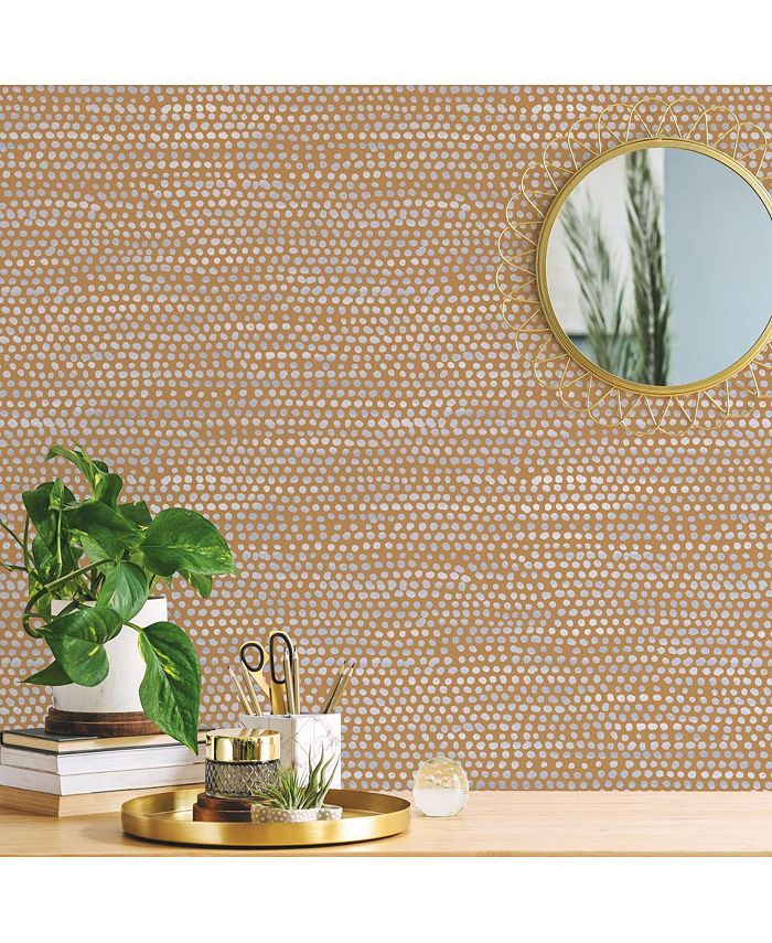 Tempaper Moire Dots Peel and Stick Wallpaper Macy's