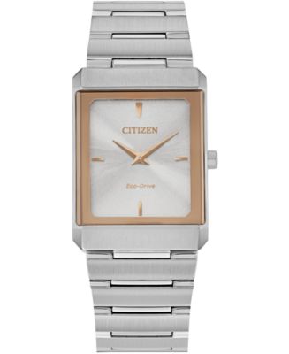 Citizen Eco-Drive Unisex Stiletto Stainless Steel Bracelet Watch