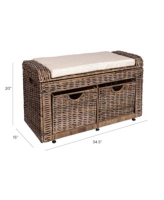 Palermo 34.5" Storage Bench