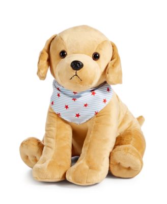 Martha Stewart Collection - Americana Patriotic Plush Golden Retriever