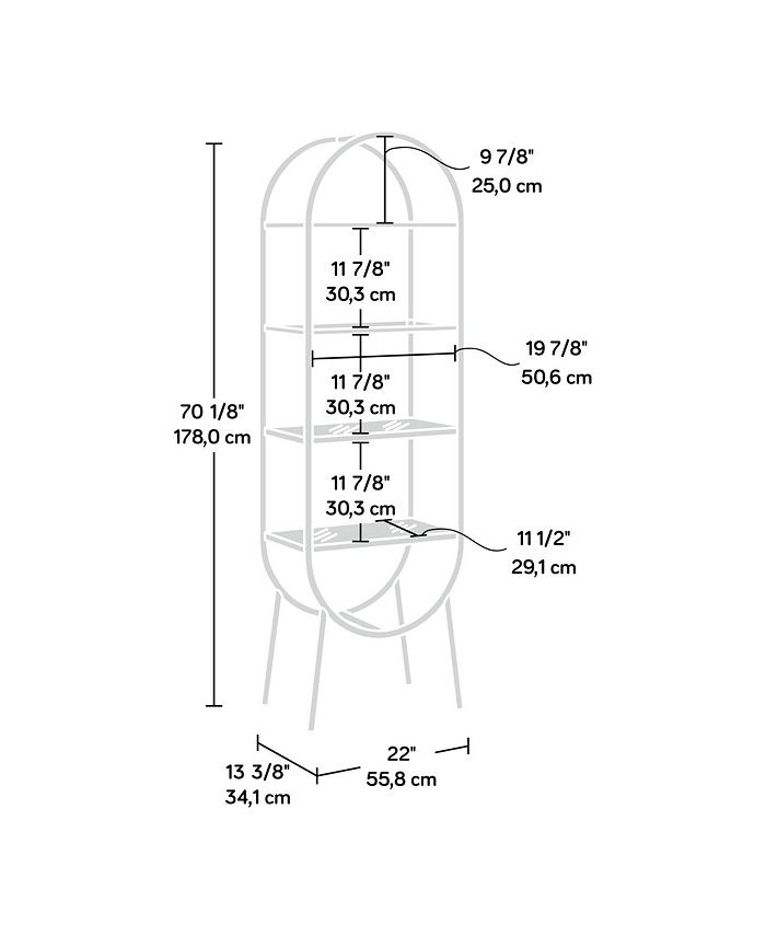 Sauder Boulevard Cafe Open Shelving Macy's