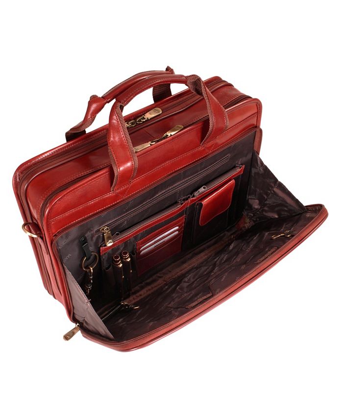 Mancini Signature Collection Large Top Zippered Double Compartment