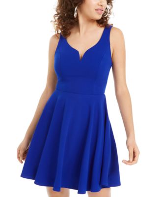 B Darlin Juniors' Sweetheart A-Line Dress - Macy's