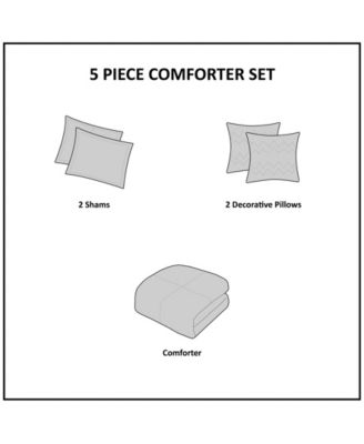 CLOSEOUT! Meadow 5-Pc. Comforter Set, King/California King