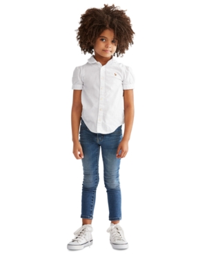 Polo Ralph Lauren Toddler Girls Solid Oxford Top