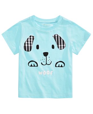 First Impressions - Baby Boys Cotton Woof Dog T-Shirt