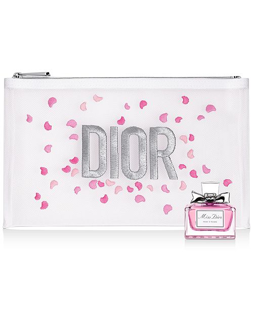 Dior Receive A Complimentary Miss Dior Rose N Roses Pouch And