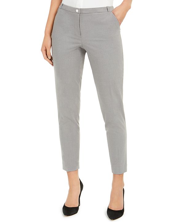 Calvin Klein Cropped Skinny Pants & Reviews - Pants & Leggings - Women ...