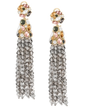 image of Zaxie by Stefanie Taylor Zaxie Glam Tidings Beaded Tassel Earrings