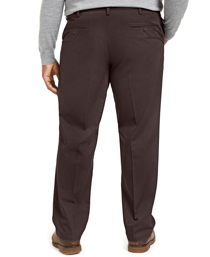 Dockers Men's Big & Tall Signature Lux Cotton Classic Fit Pleated
