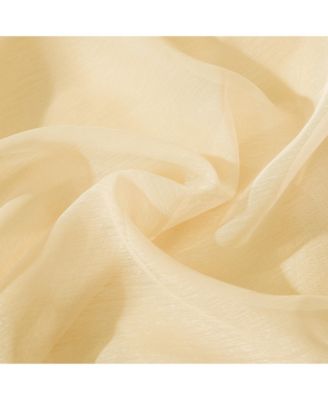 Malibu Linen Look Sheer Grommet Window Panel, 110" x 84"