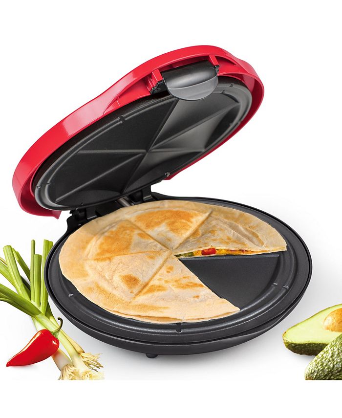 Nostalgia EQM10 Deluxe 10Inch 6Wedge Electric Quesadilla Maker with