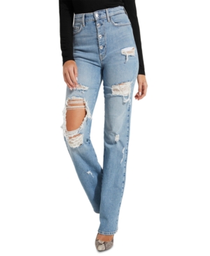 GUESS 90S STRAIGHT-LEG JEANS