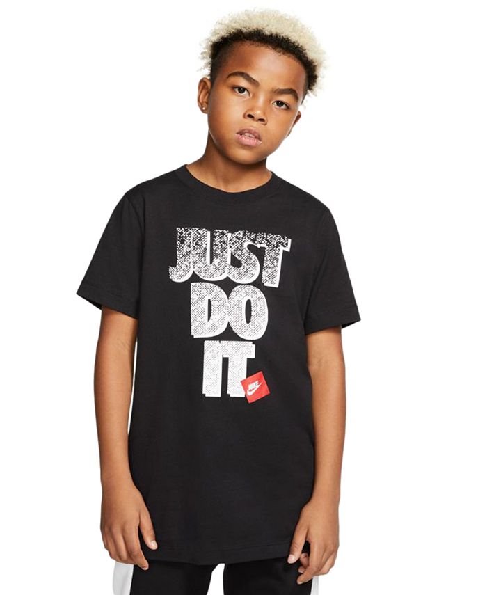 Nike Big Boys Cotton Just Do It T-Shirt - Macy's