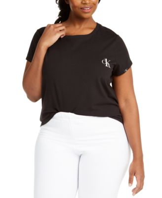 plus size calvin klein t shirt