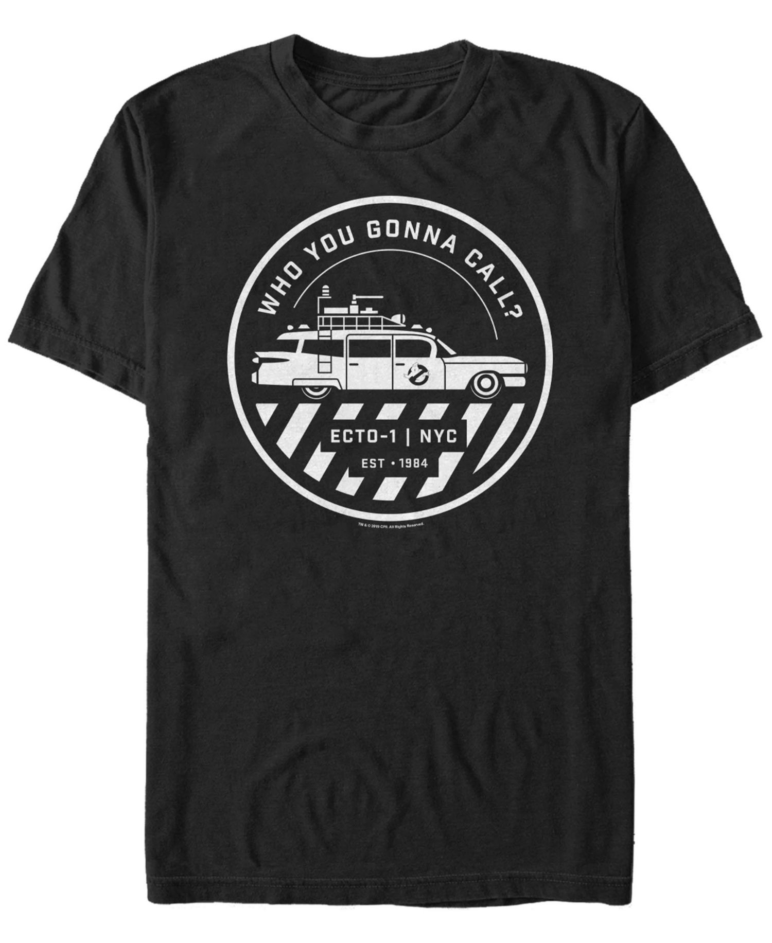 Men's Ecto 1 Circle Logo Short Sleeve T- shirt