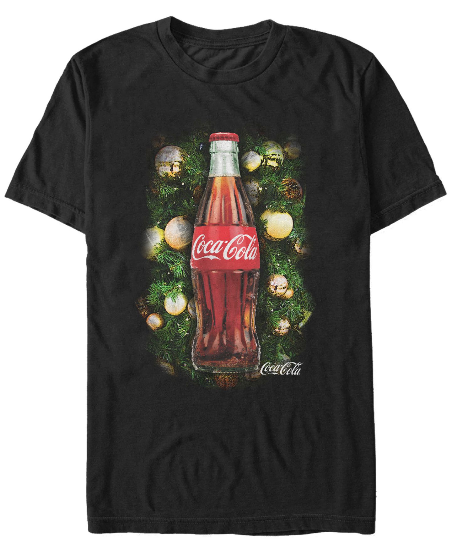 Мужская рубашка Fifth Sun Christmas Bottle Short Sleeve T, цвет: Чёрный — фото 1