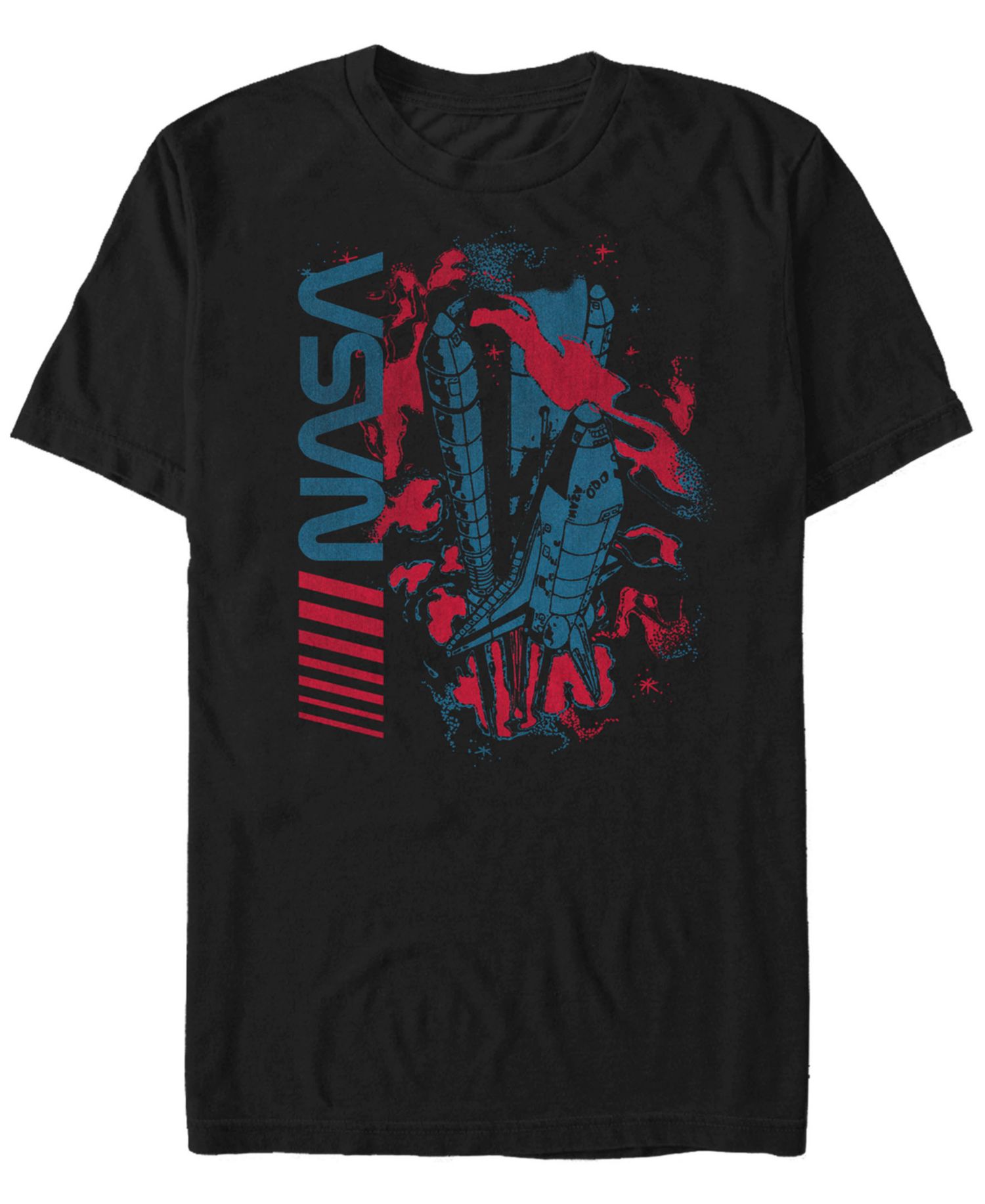 NASA Men's Rocket Launch Short Sleeve T- shirt