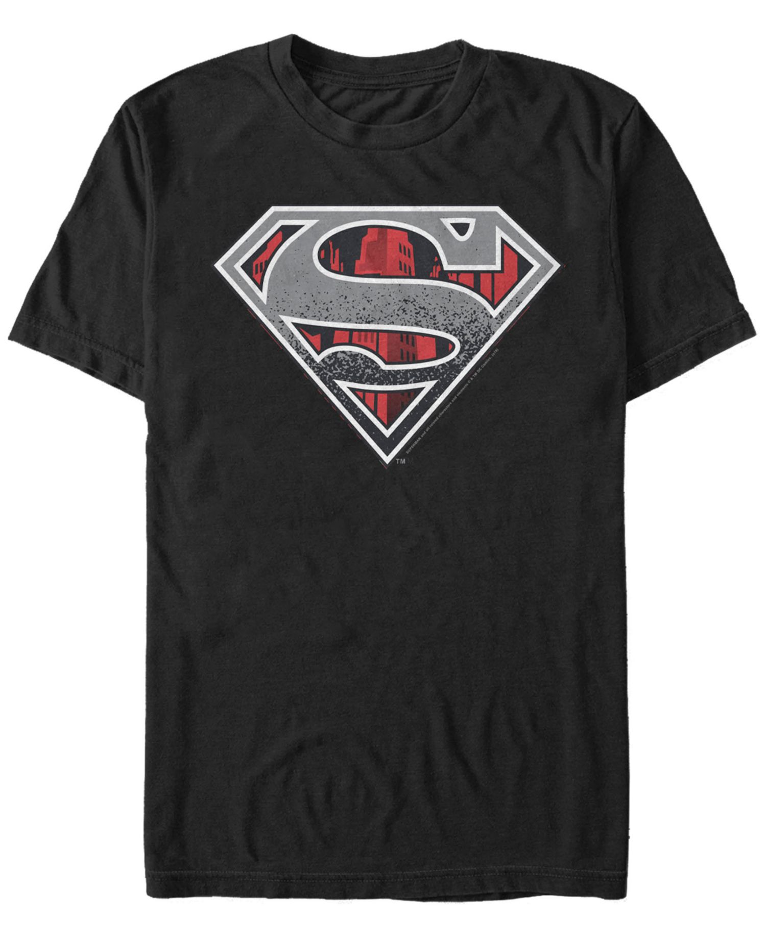 DC Men's Superman Concrete Logo Short Sleeve T-Shirt